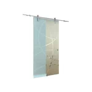 Glaszentrum Hagen Glasschiebetür Schiebetür Glastür Zimmertür ESG 1025 mm A33