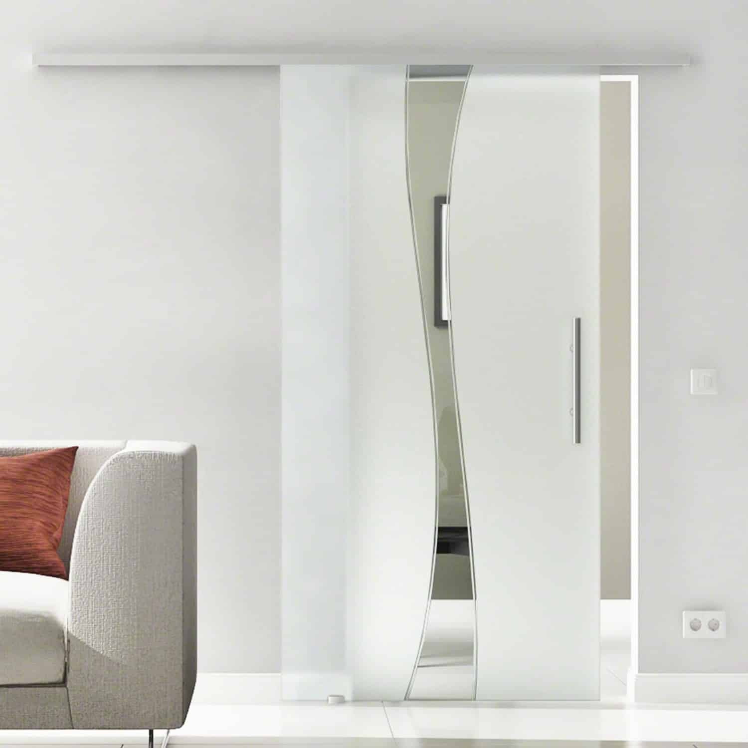 Levidor Glasschiebetür Komplettset 102