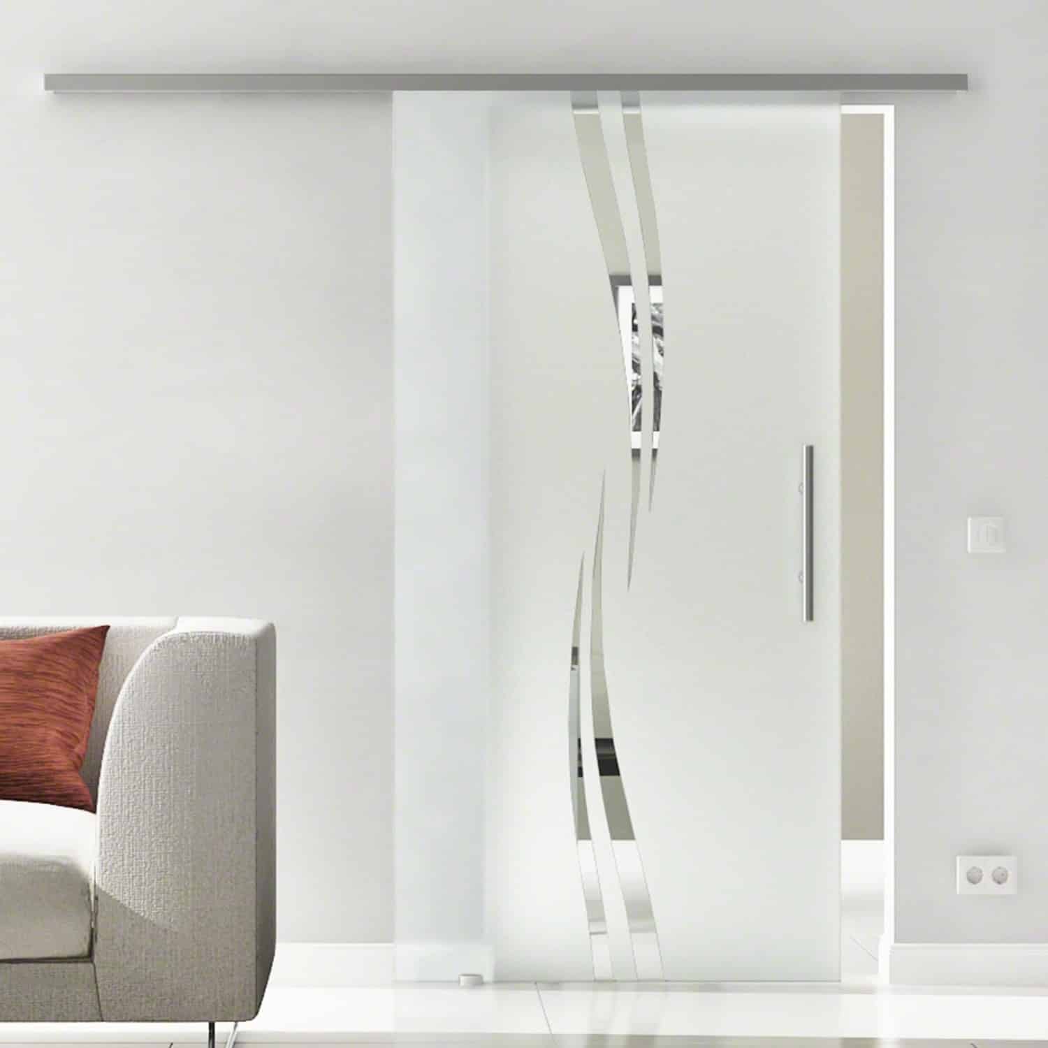 Levidor Glasschiebetür Komplettset 77