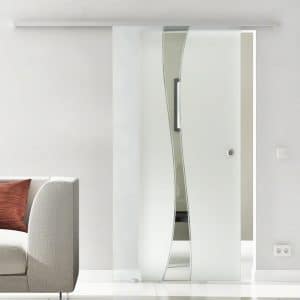 Levidor Glasschiebetür Komplettset 77