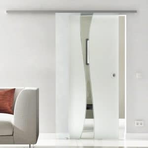 Levidor Glasschiebetür Komplettset 77