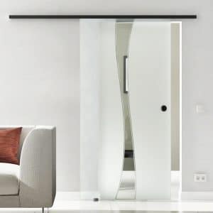 Levidor Glasschiebetür Komplettset 77