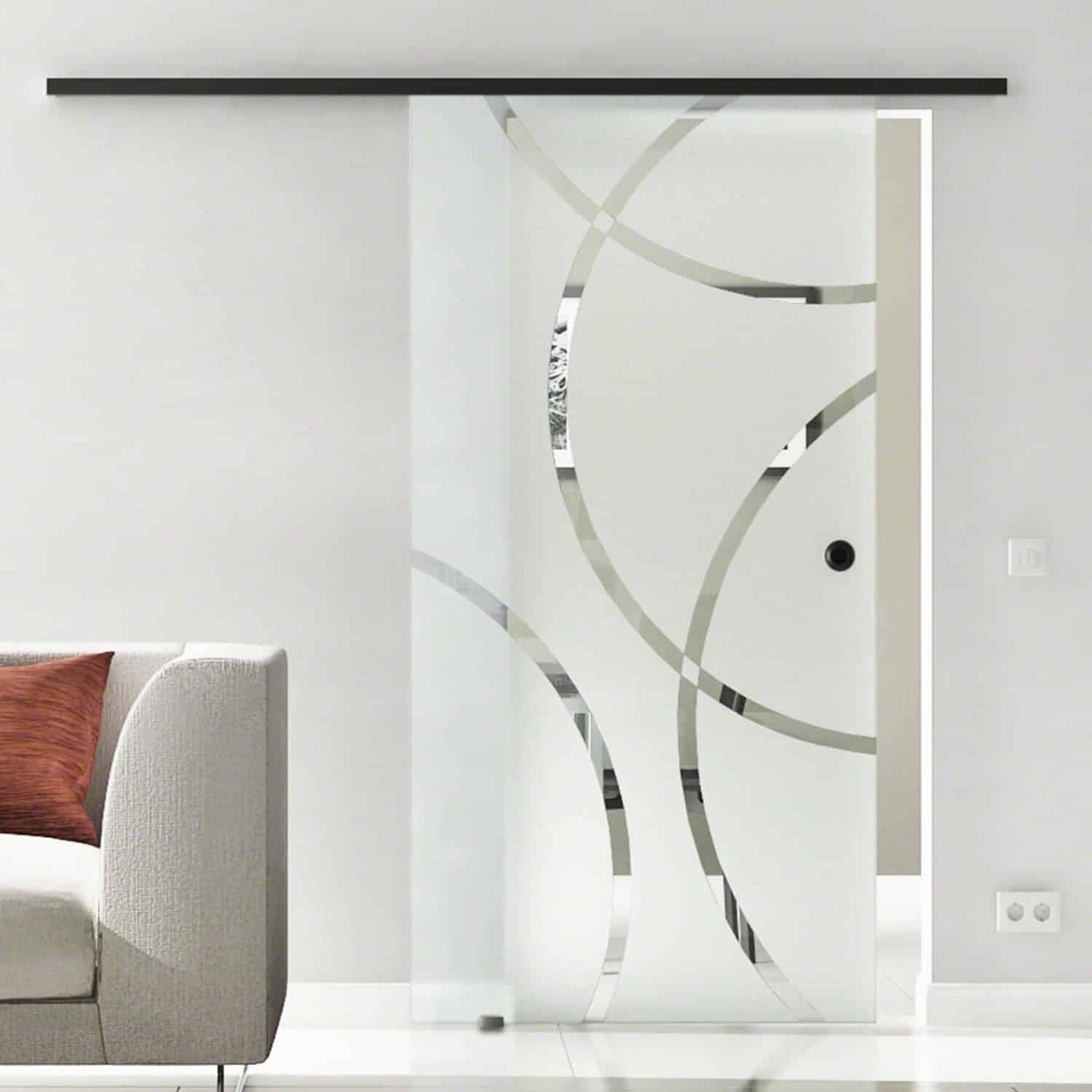 Levidor Glasschiebetür Komplettset 77