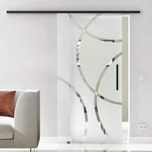 Levidor Glasschiebetür Komplettset 77