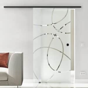 Levidor Glasschiebetür Komplettset 77