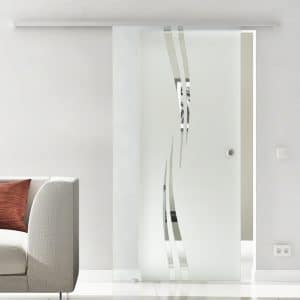 Levidor Glasschiebetür Komplettset 77