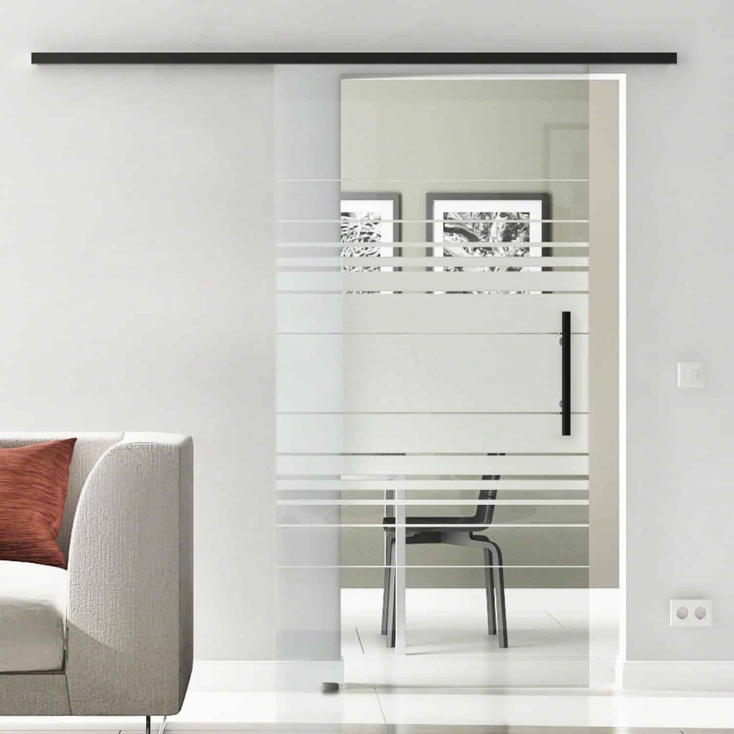 Levidor Glasschiebetür Komplettset 77