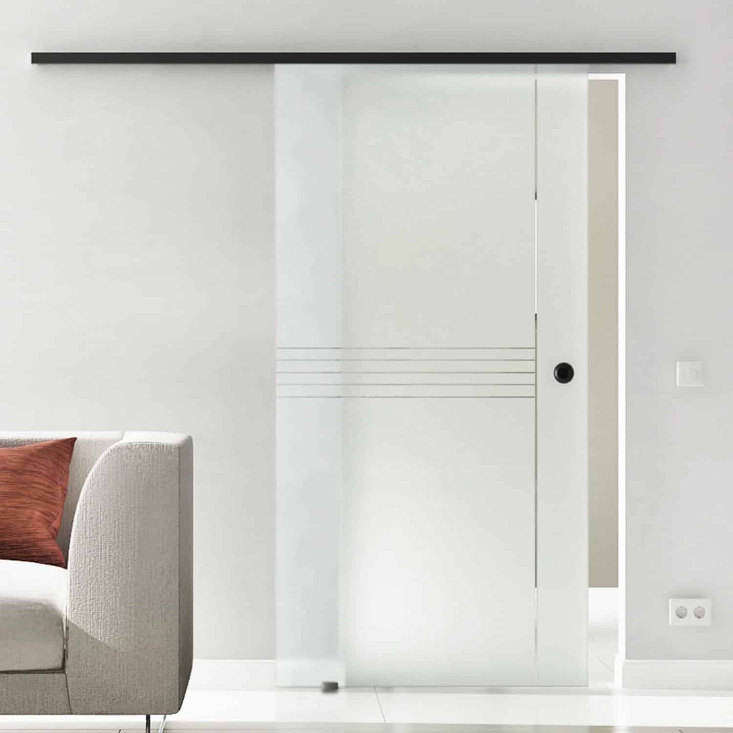 Levidor Glasschiebetür Komplettset 77