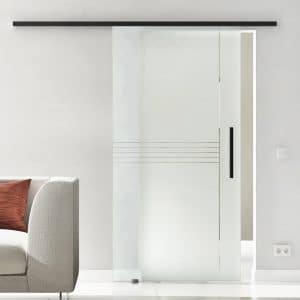 Levidor Glasschiebetür Komplettset 77