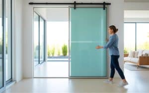 Wie schwer ist eine Glasschiebetür?